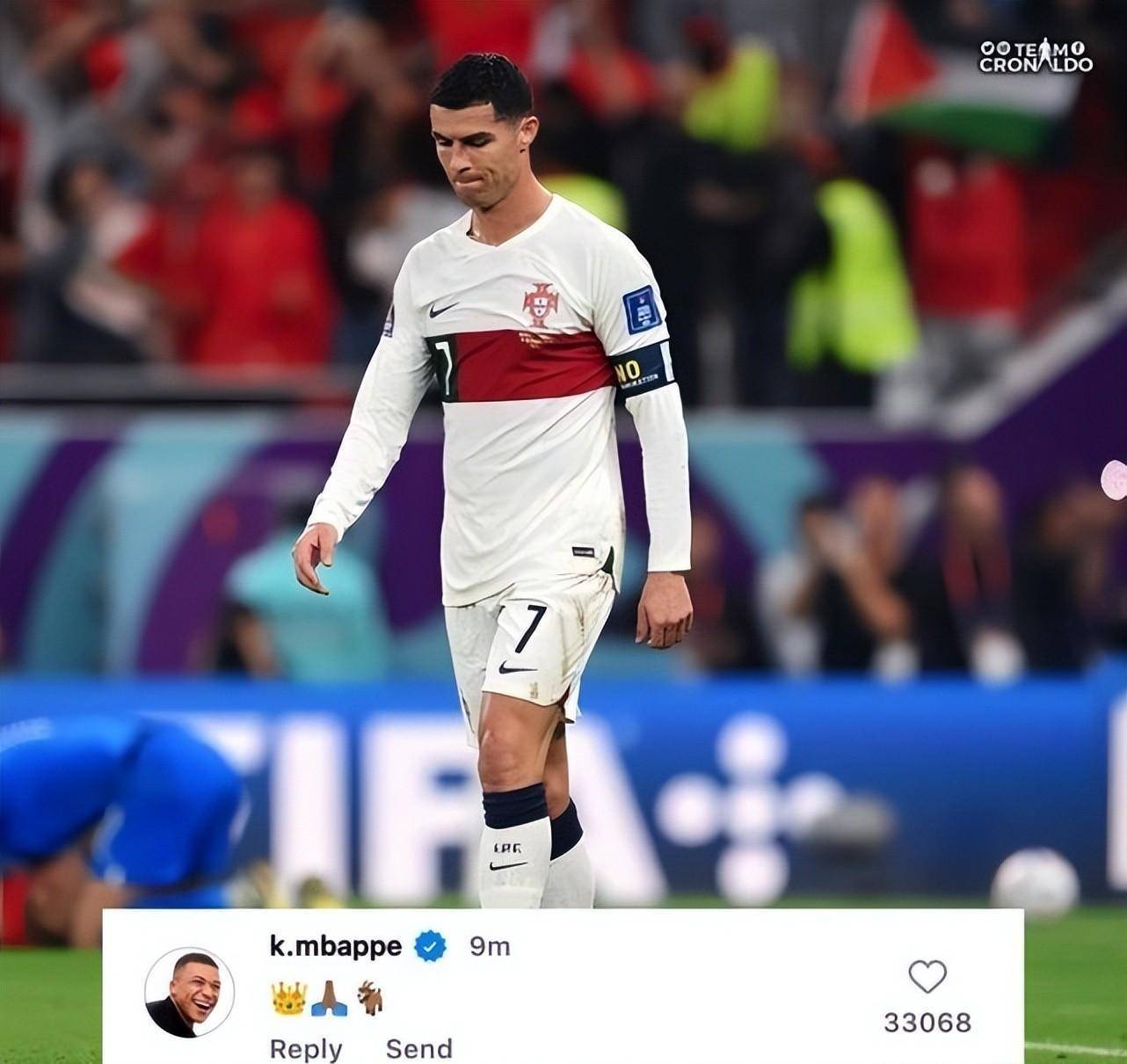 世界杯皇冠足球平台_1300万人点赞!贝利领群星致敬C罗:詹皇赞其传奇世界杯皇冠足球平台,姆巴佩:GOAT