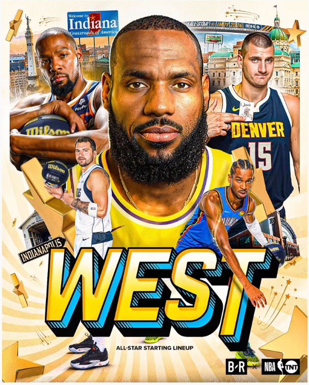 卢卡东契奇和约基奇谁厉害_全明星西部首发揭晓:詹姆斯、杜兰特、约基奇、东契奇和亚历山大领衔出征