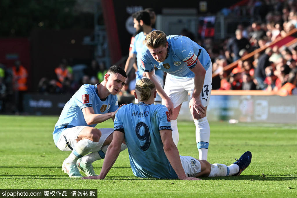 皇冠信用網账号注册_足总杯-哈兰德破门+失点+伤退 曼城2-1伯恩茅斯晋级4强