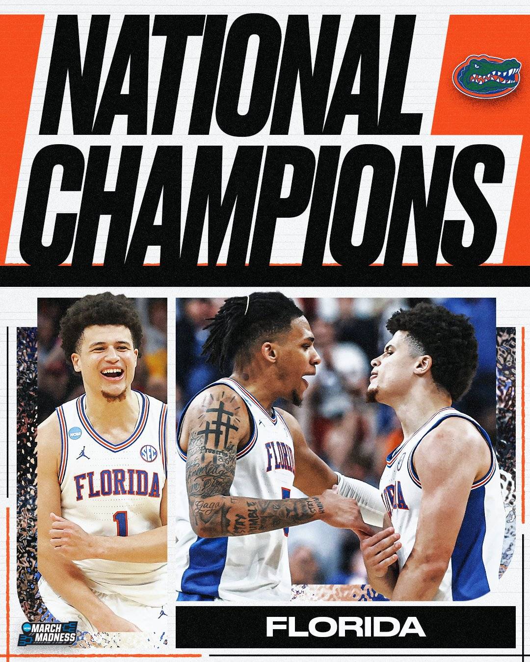 皇冠信用網申请_疯三决赛：佛罗里达大学险胜夺冠 小克莱顿MOP