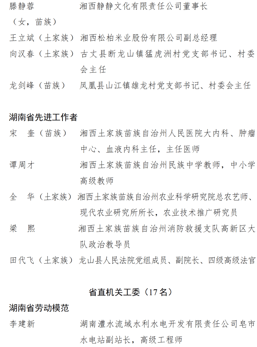 皇冠信用盘开户_中共湖南省委湖南省人民政府关于表彰湖南省劳动模范和先进工作者的决定