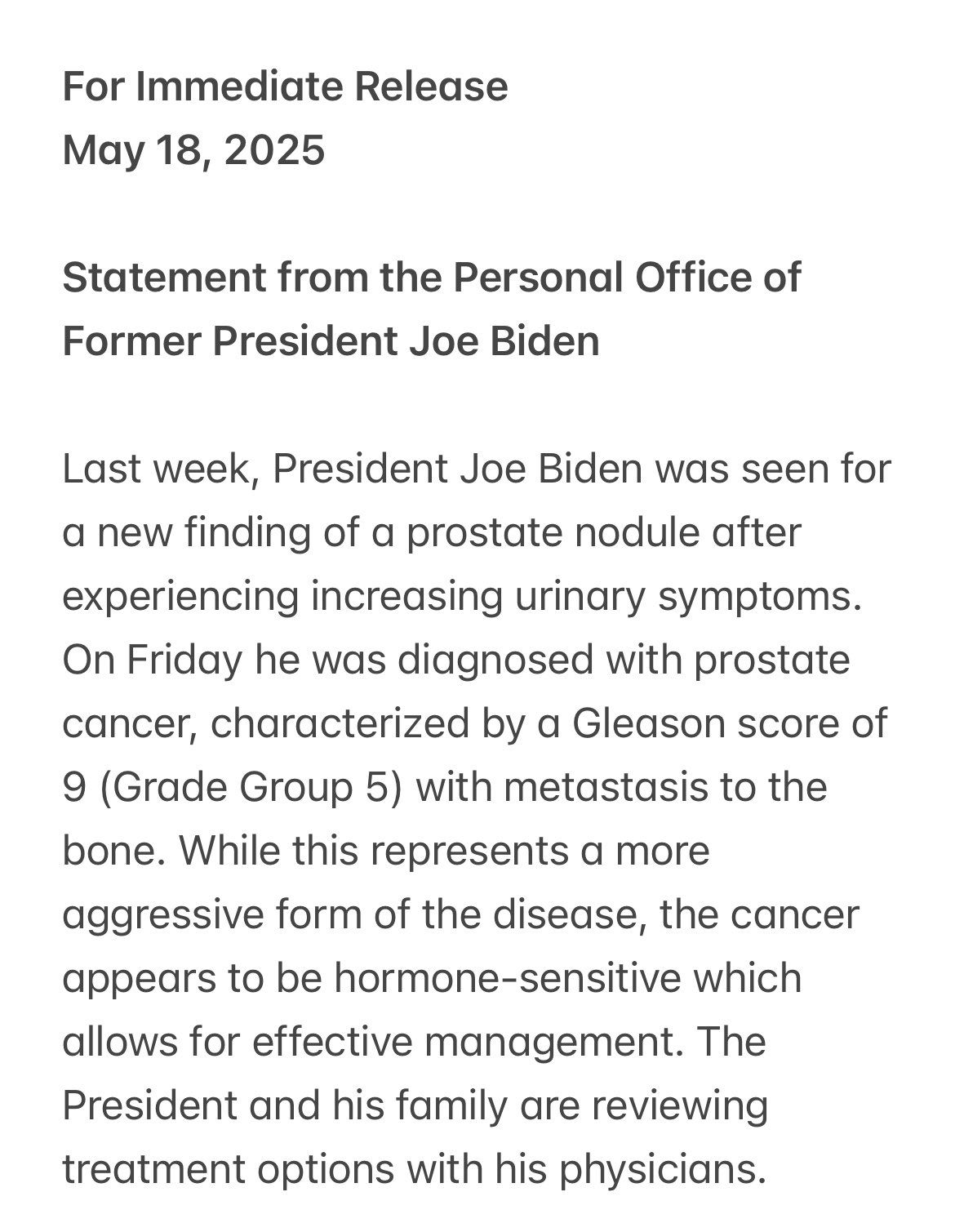 皇冠信用网代理
_拜登确诊前列腺癌 已扩散至骨骼