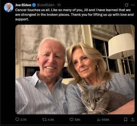 皇冠信用网址_确诊患有前列腺癌后皇冠信用网址，拜登首次发声