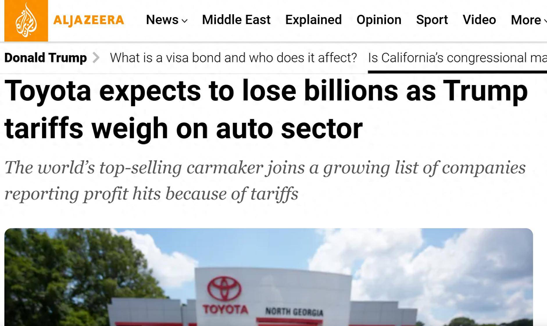 皇冠信用网会员账号_丰田因关税等因素下调全年盈利预期皇冠信用网会员账号，预计利润减少约95亿美元