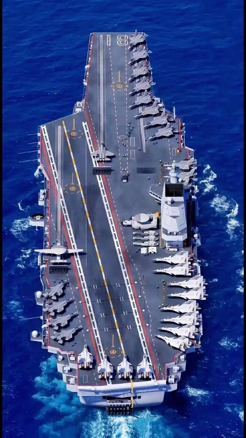 体育皇冠信用网_中国004型核航母初露真容体育皇冠信用网，42米宽300米长，排水量或超11万吨？